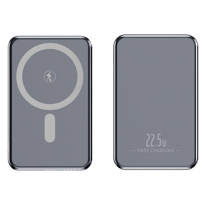 MagSafe Magnetic 15W Power Bank with 10000mAh Capacity and Alloy Shell