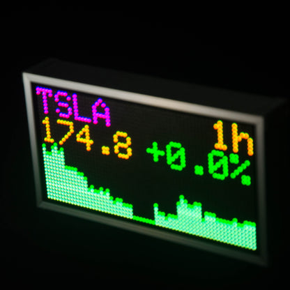 Currency Market BITCOIN Price Tracking Weather Clock Display Screen