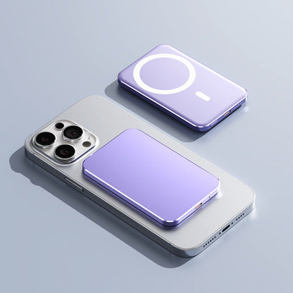 C17 Gold Power Bank with Magnetic Wireless Fast Charging and Compact