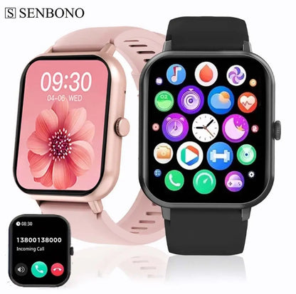 Z Square Smartwatch Women Sport Mode Fitness Tracker Waterproof Smart Watch Men For IOS Android