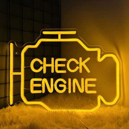 Engine Car Repair Personalized Picture LED Decoration