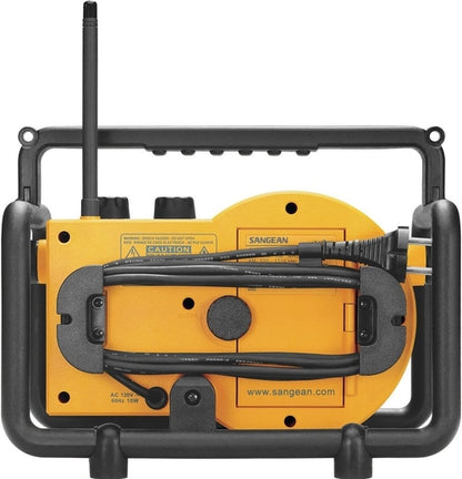 Sangean LB-100 AM FM Radio Ultra Rugged Compact Yellow
