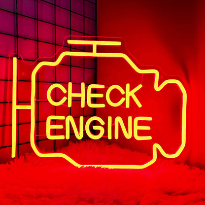 Engine Car Repair Personalized Picture LED Decoration