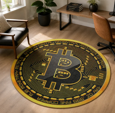 Bitcoin Rug 6'
