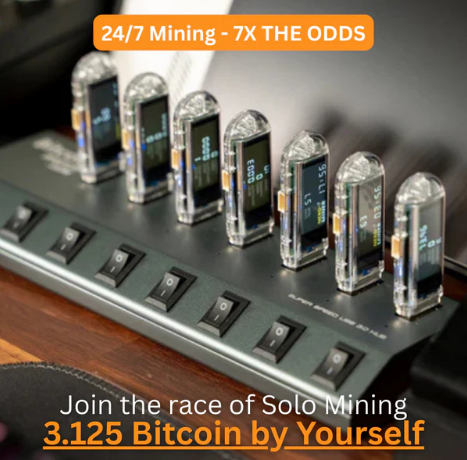 Bitcoin USB Lottery Miner x7 COMBO
