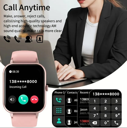 Z Square Smartwatch Women Sport Mode Fitness Tracker Waterproof Smart Watch Men For IOS Android