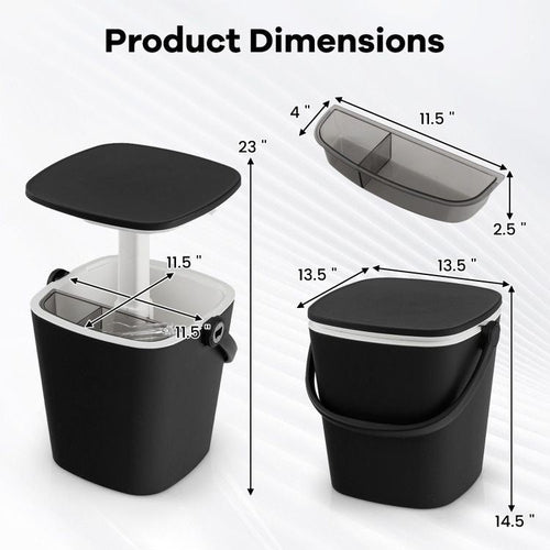 3-in-1 Portable Cooler Bar Table with Bottle Opener and Lift Top Lid
