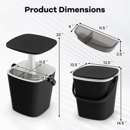 3-in-1 Portable Cooler Bar Table with Bottle Opener and Lift Top Lid