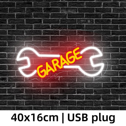 Engine Car Repair Personalized Picture LED Decoration