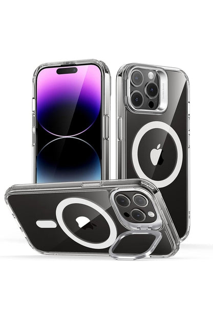 iPhone 14 Pro Max Case with MagSafe Feature, PC Signal TPU Clear Cover
